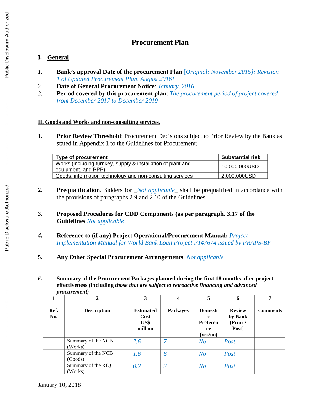 World Bank Document