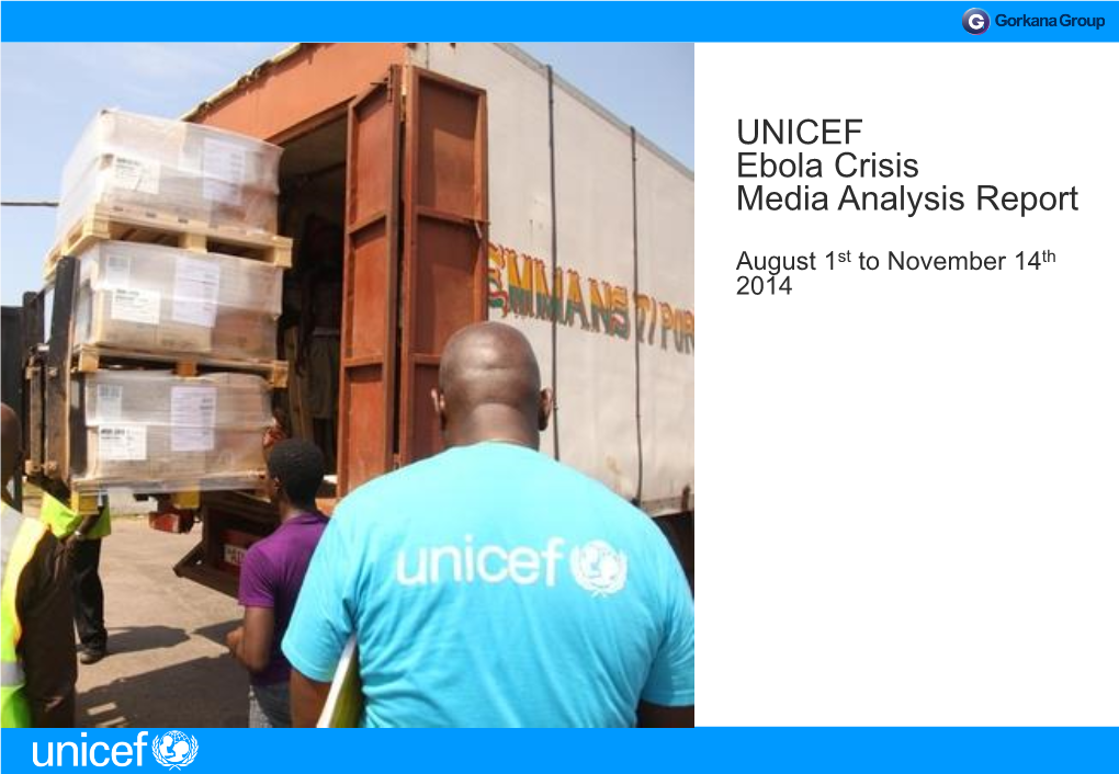 UNICEF Ebola Crisis Media Analysis Report