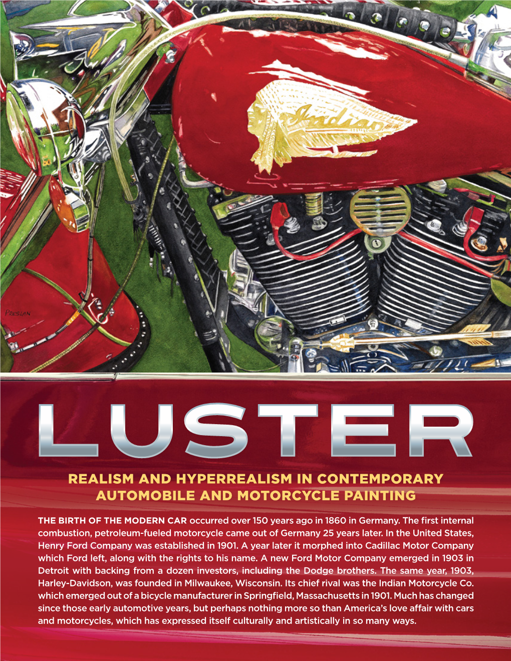 LUSTER: Realism and Hyperrealism in Contemporary Automobile And