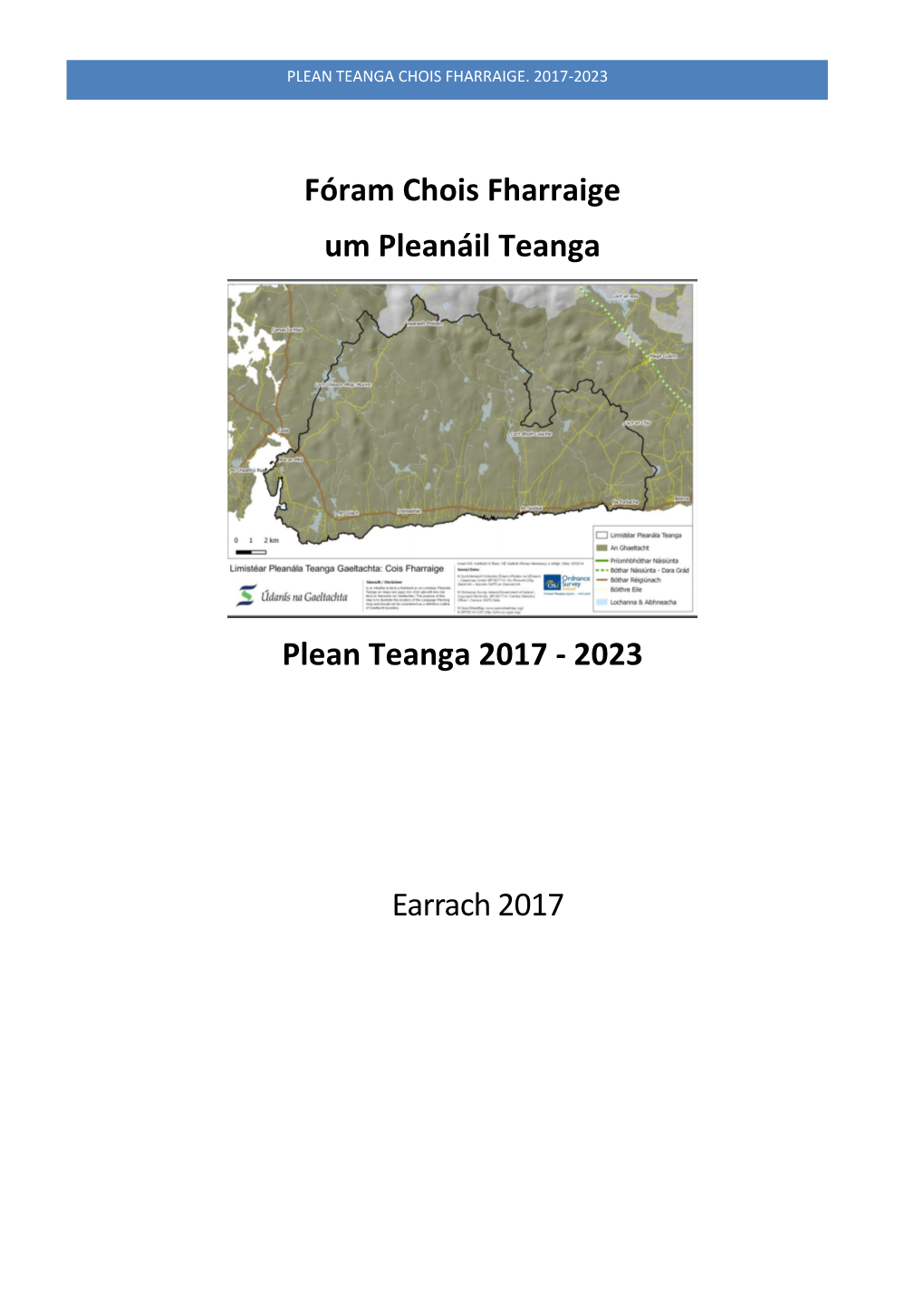 Plean Teanga Chois Fharraige. 2017-2023