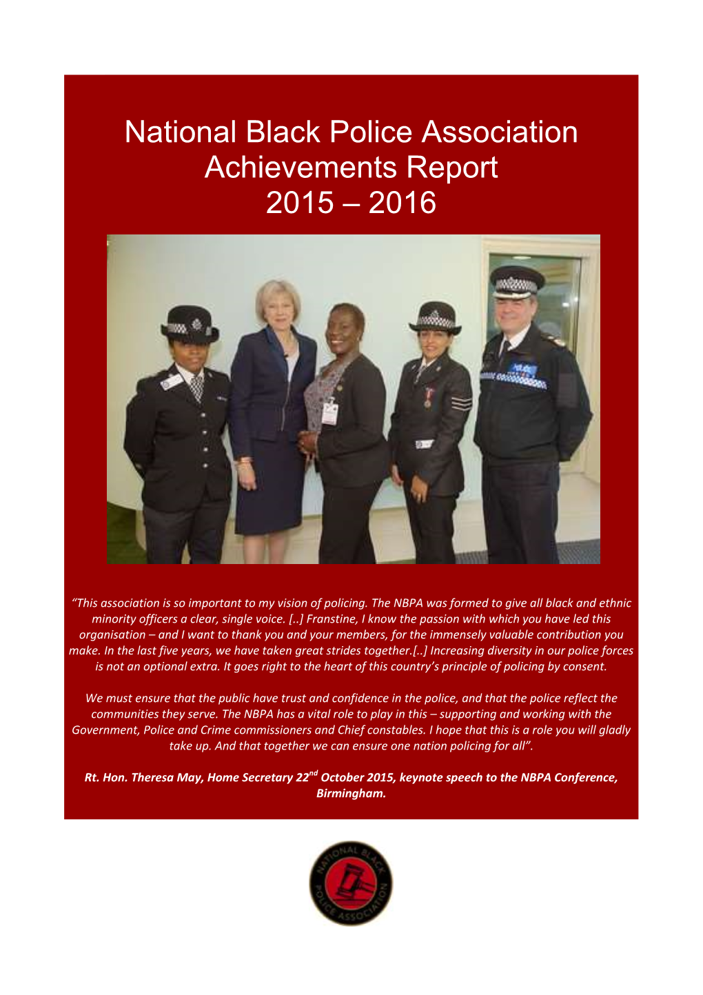 2015-2016 Achievement Report