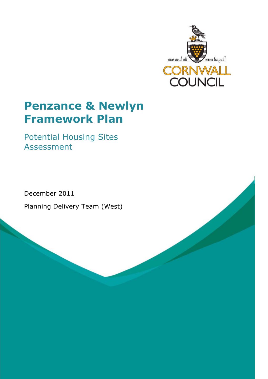 Penzance & Newlyn Framework Plan