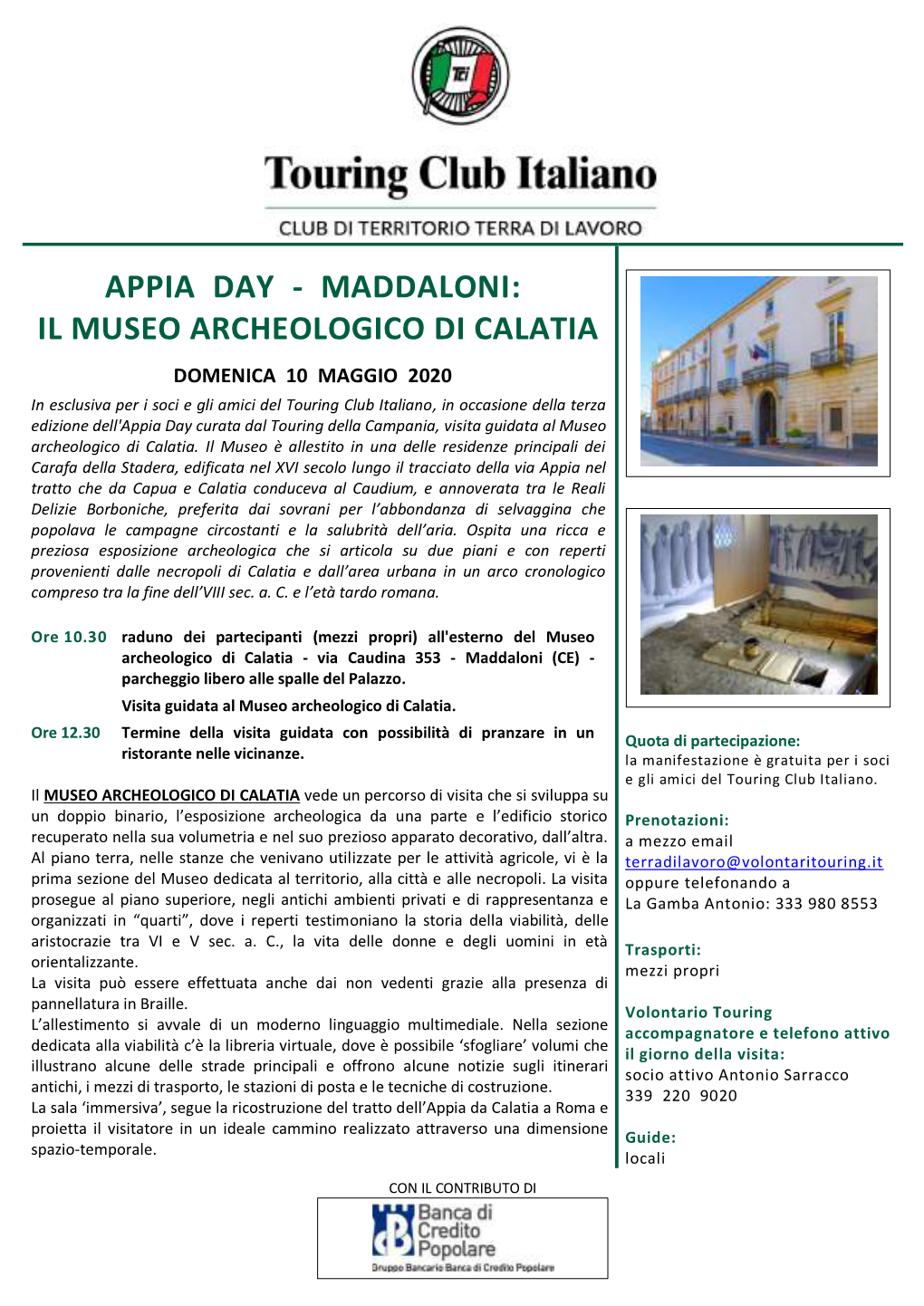 Appia Day - Maddaloni: Il Museo Archeologico Di Calatia
