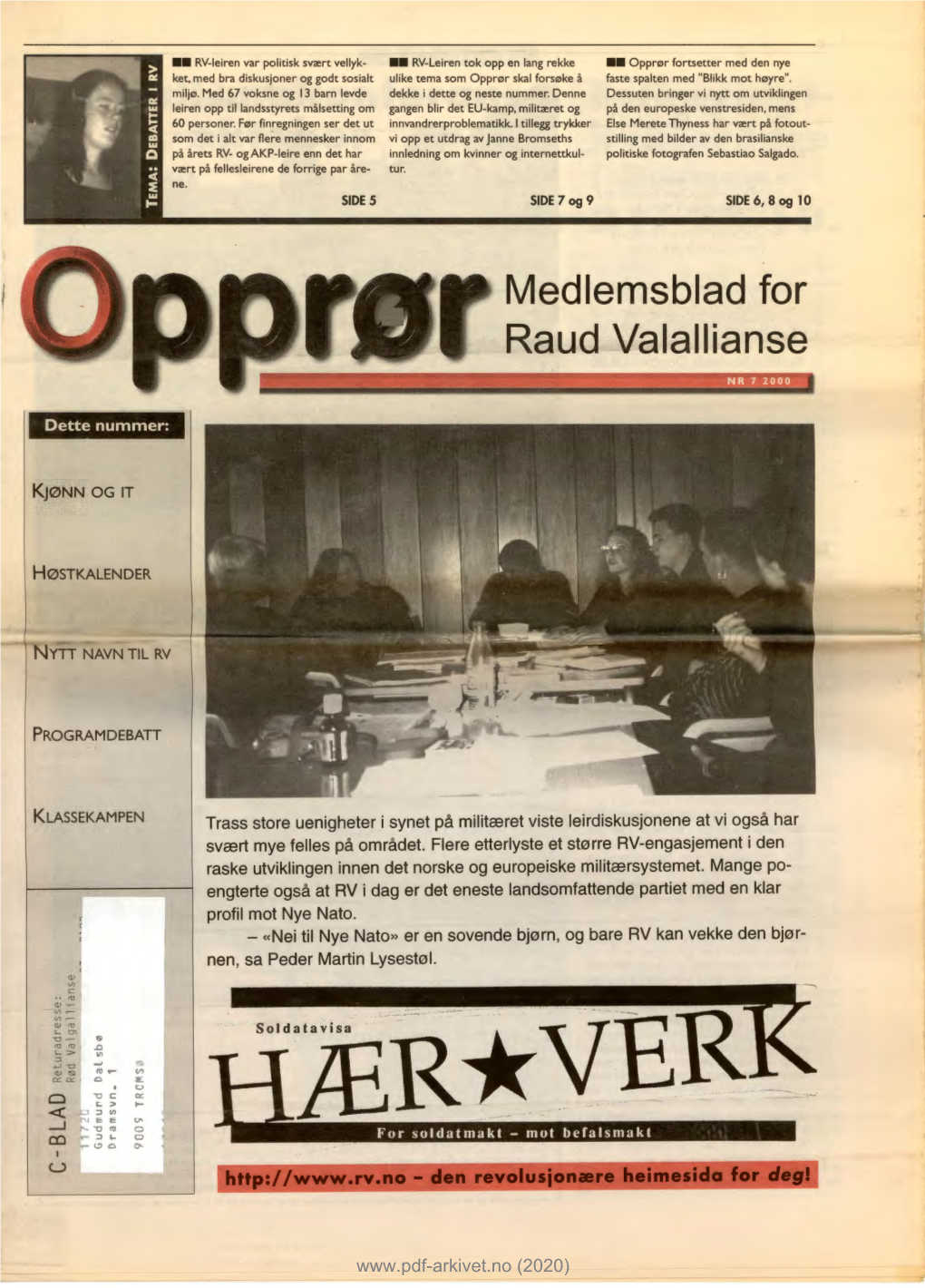 Medlemsblad for Raud Valallianse