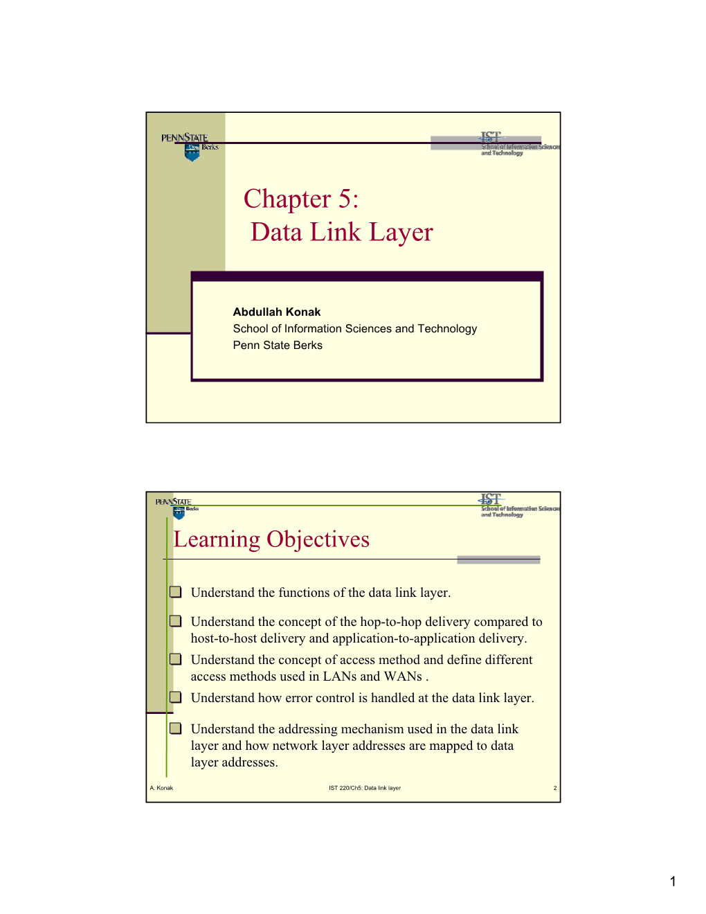 Data Link Layer