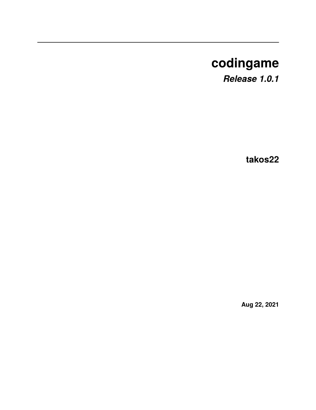 Codingame Release 0.3.5 Takos22