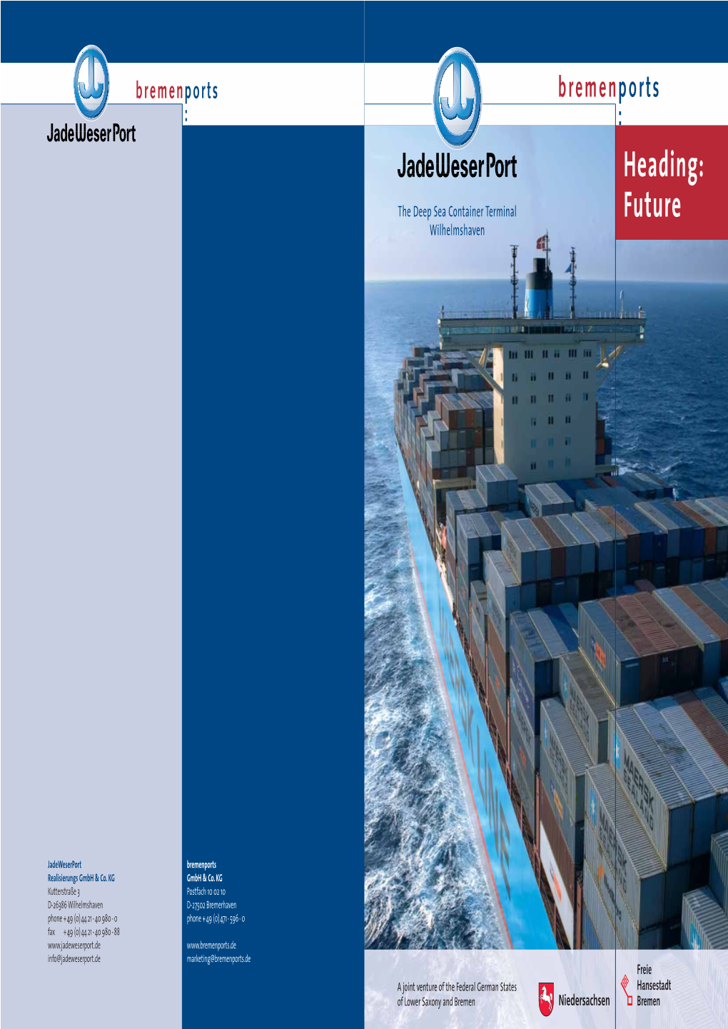 Heading: the Deep Sea Container Terminal Future Wilhelmshaven