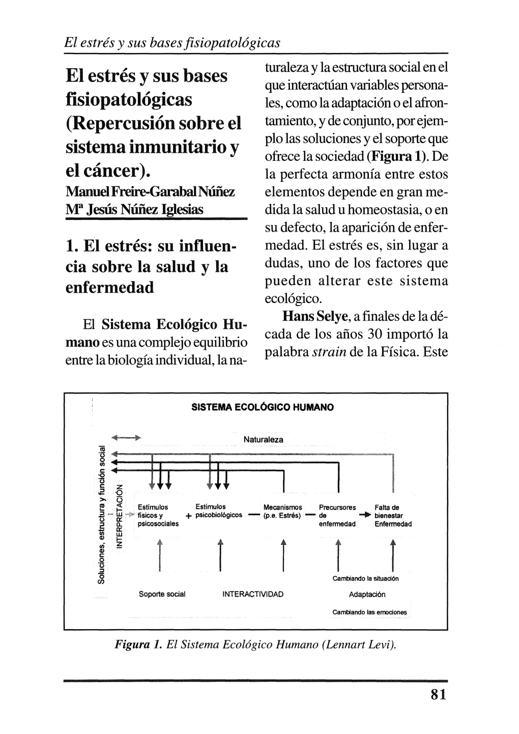 El Estrés Y Sus Bases Fisiopatológicas (Repercusión Sobre El Sistema