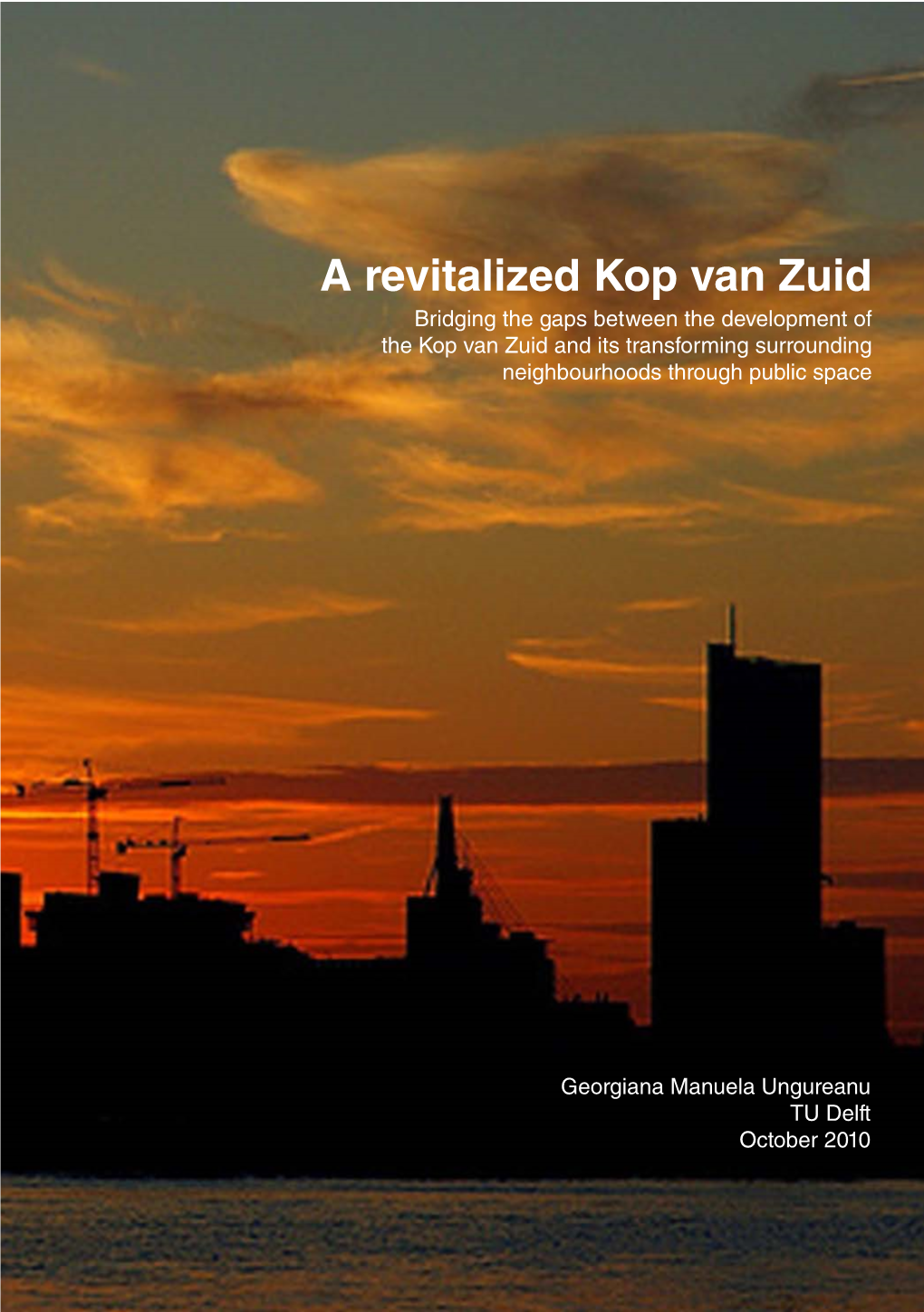 A Revitalized Kop Van Zuid Bridging the Gaps Between the Development of the Kop Van Zuid and Its Transforming Surrounding Neighbourhoods Through Public Space