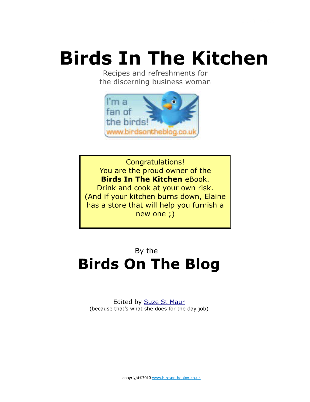 Birds in the Kitchen