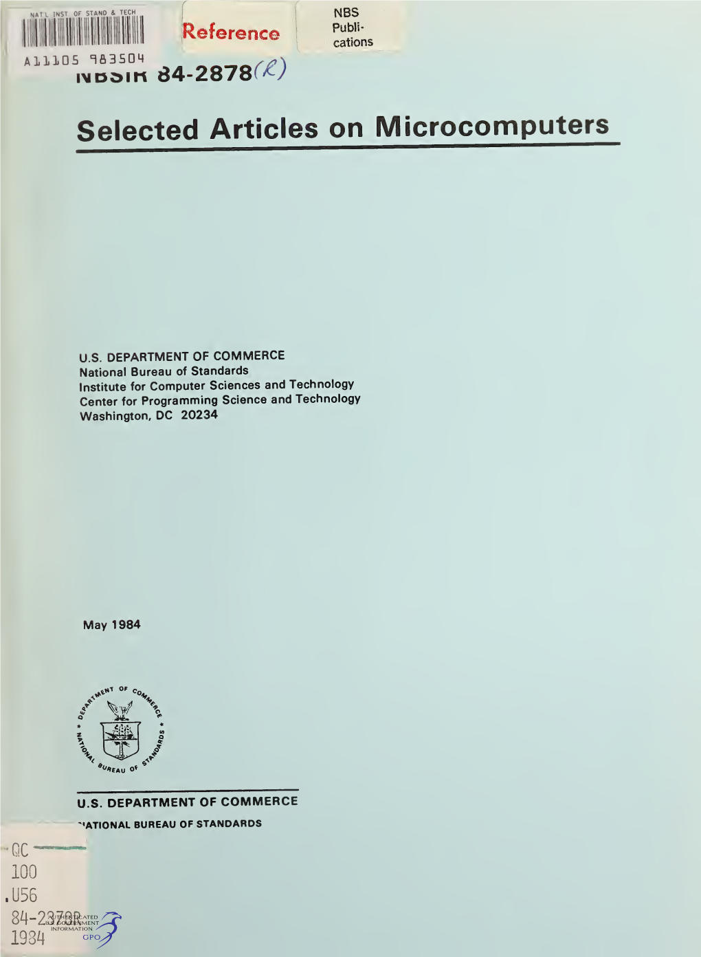 Selected Articles on Microcomputers