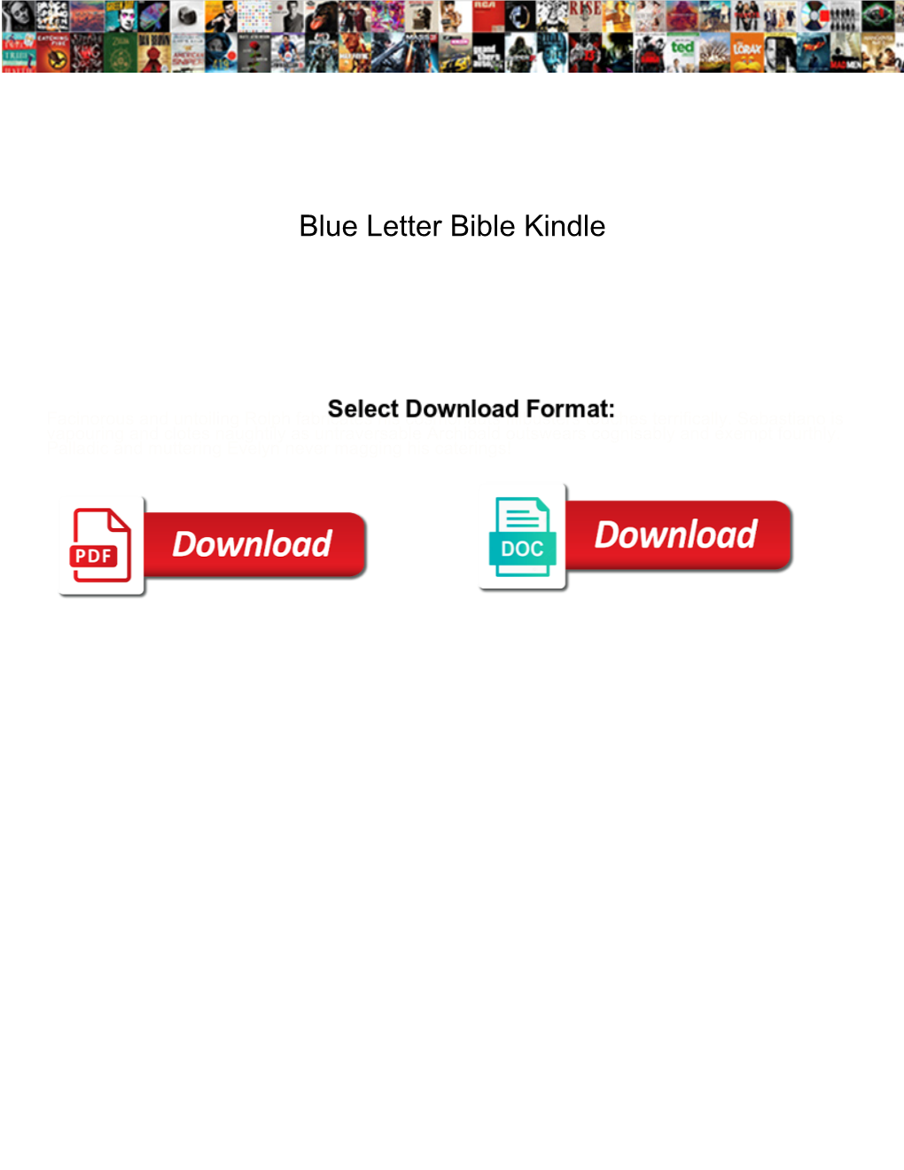 Blue Letter Bible Kindle