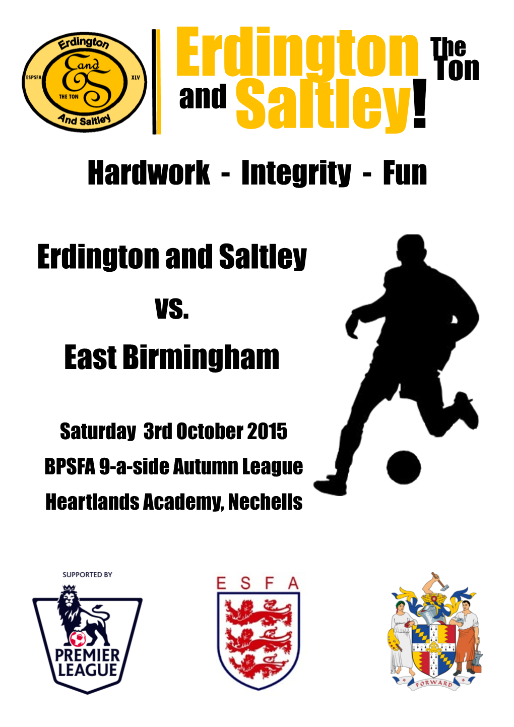 Fun Erdington and Saltley Vs. East Birmingham