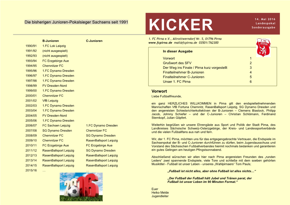 KICKER Sondera Usgabe