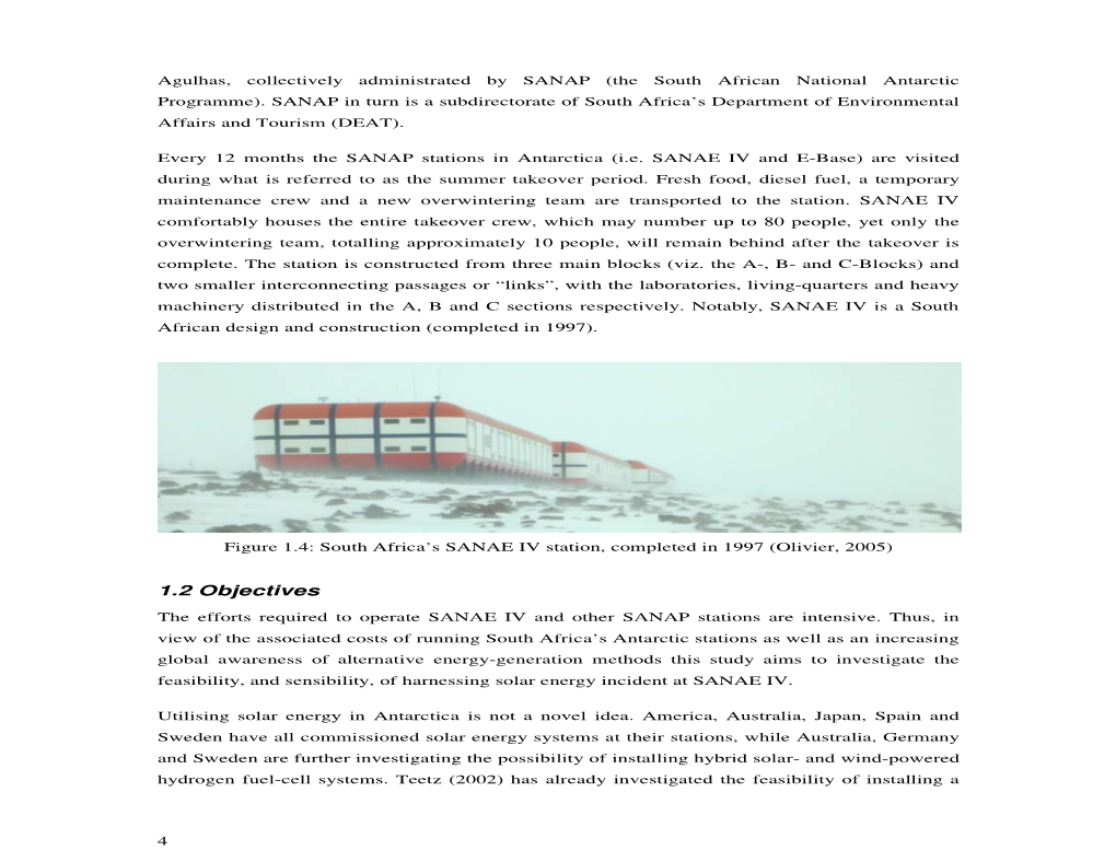 Available Solar Energy at SANAE IV in Antarctica