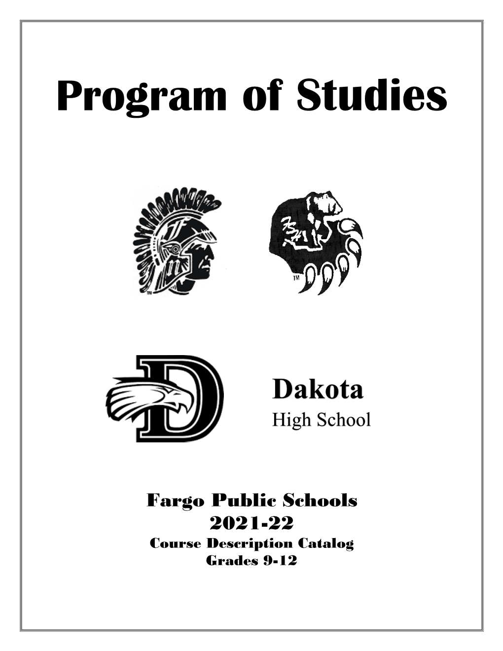 Program of Studies