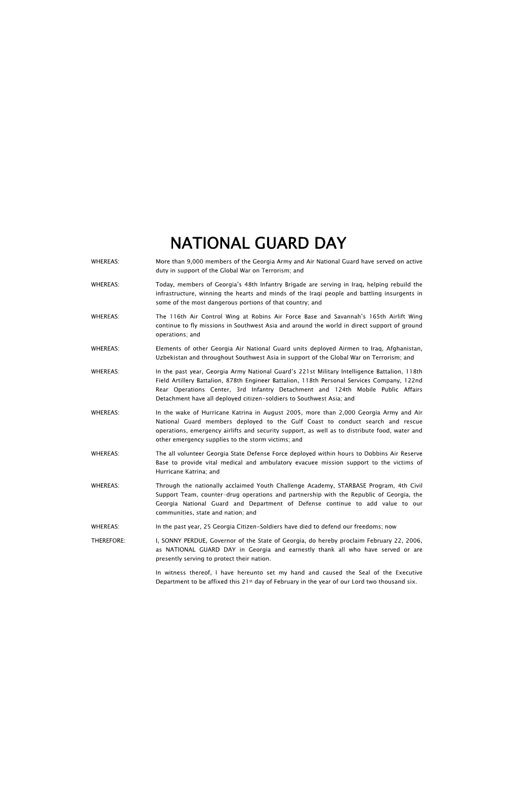 National Guard Day