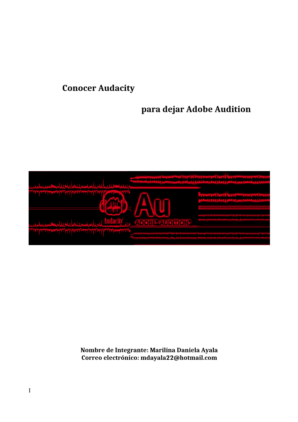 Conocer Audacity Para Dejar Adobe Audition