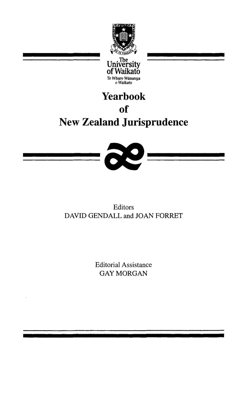 Yearbook New Zealand Jurisprudence