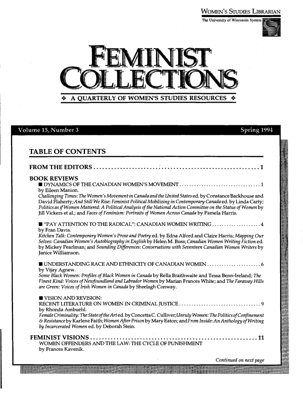 Feministvisions ...11