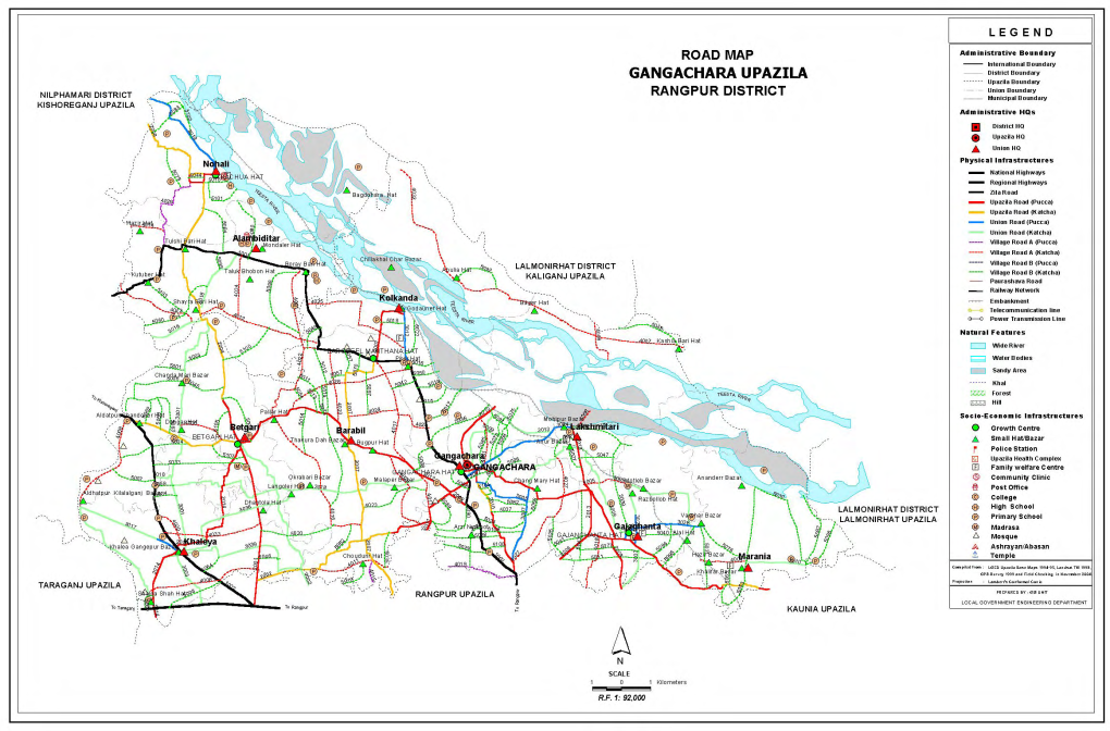 Inventory of LGED Road Network, March 2005, Bangladesh