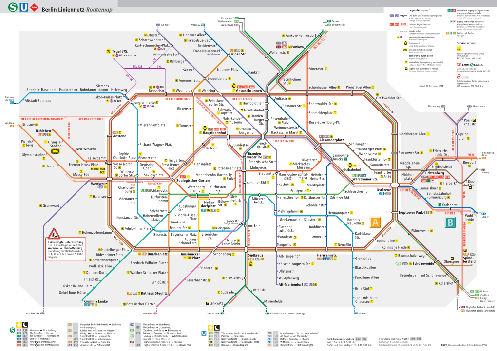 Liniennetz Der BVG (PDF)