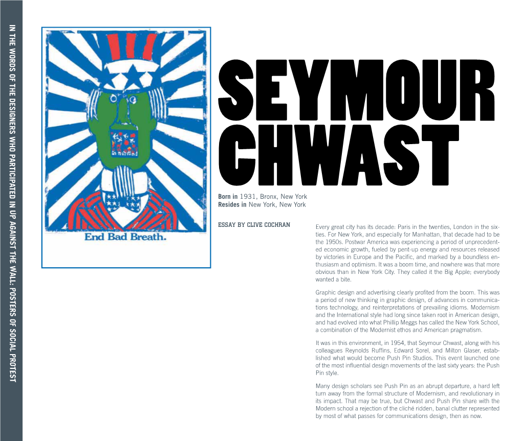 Seymour Chwast Has Continued to Make Drawings in His Studio Every Day, Heavily on Illustration