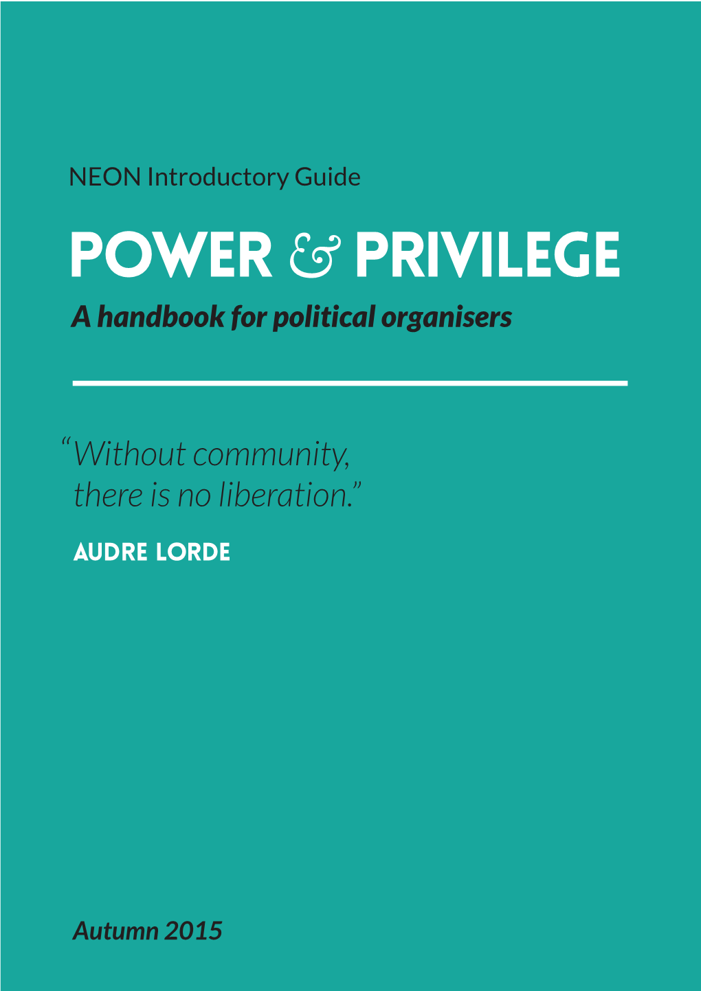 Power & Privilege