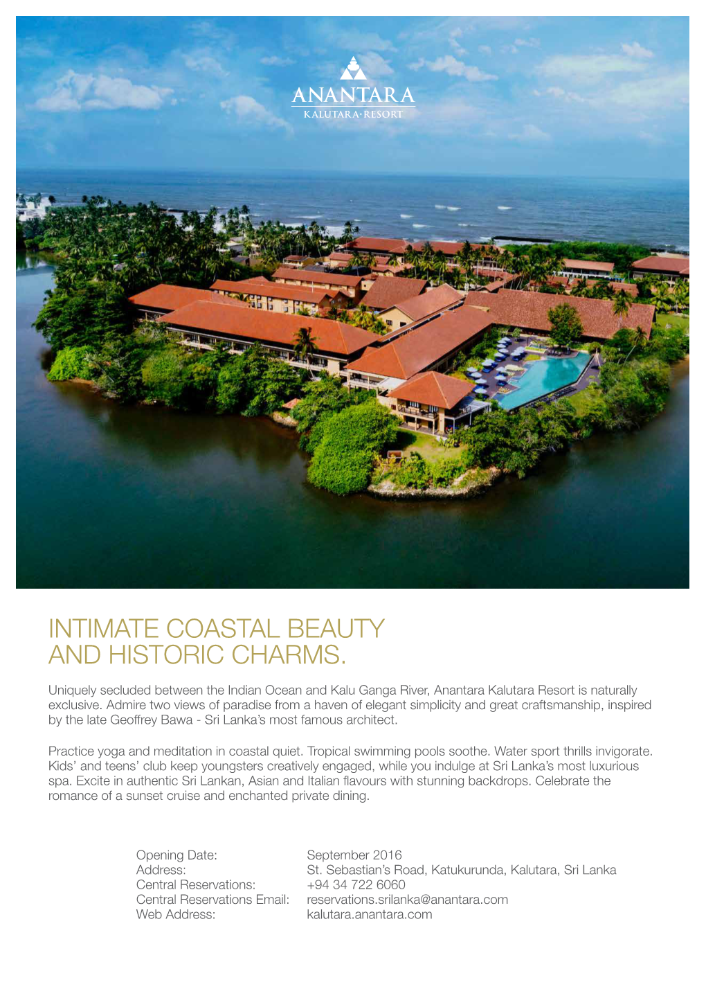 Anantara Kalutara Resort Is Naturally Exclusive