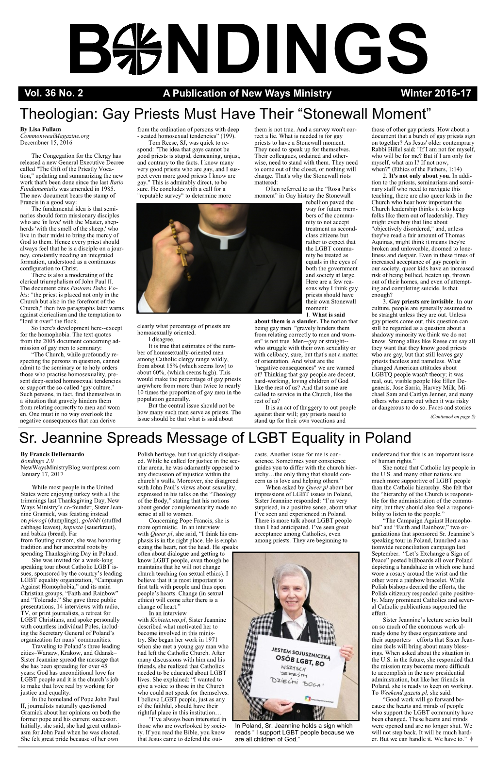 Gay Priests Must Have Their “Stonewall Moment” by Lisa Fullam from the Ordination of Persons with Deep Them Is Not True