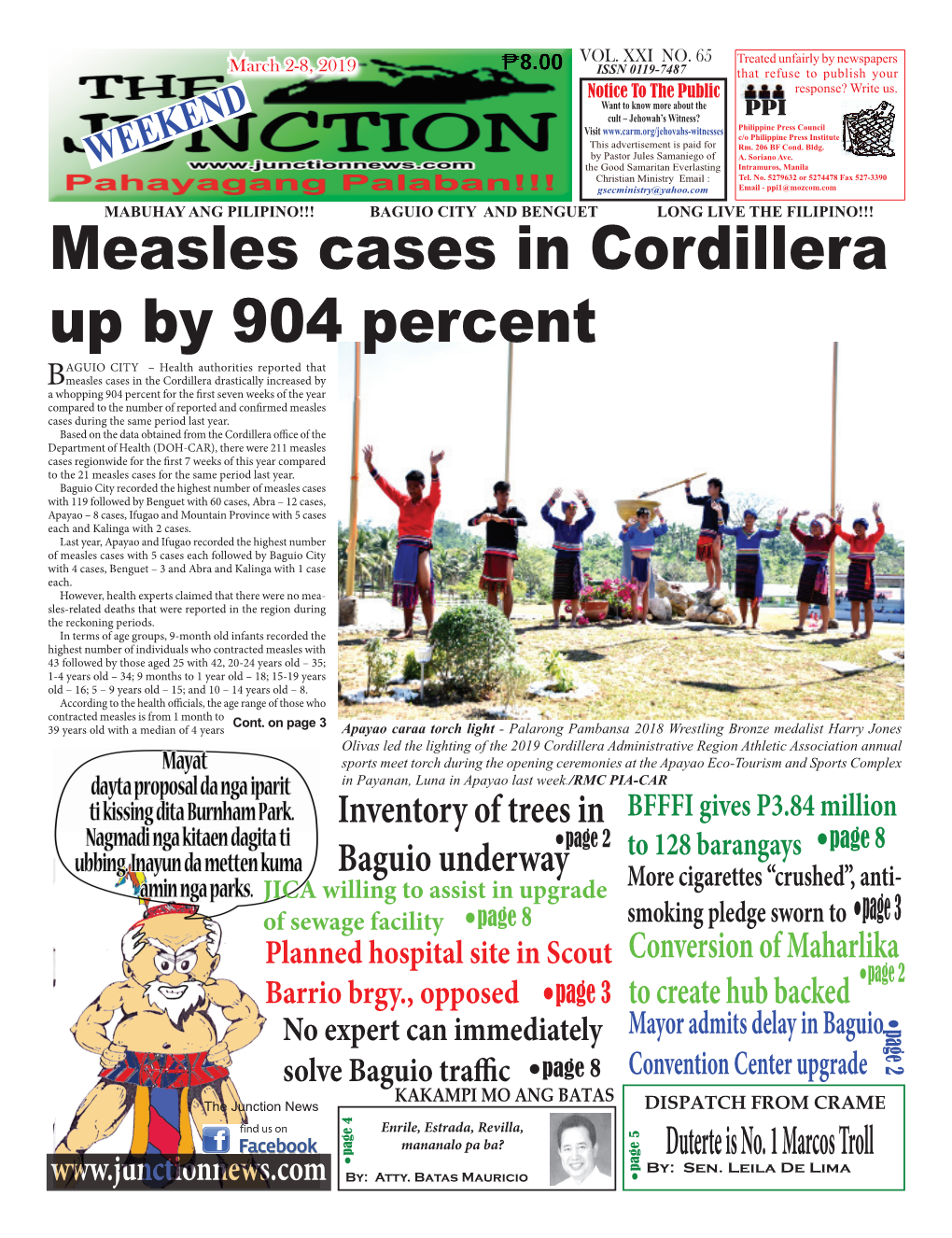 Measles Cases in Cordillera up by 904 Percent