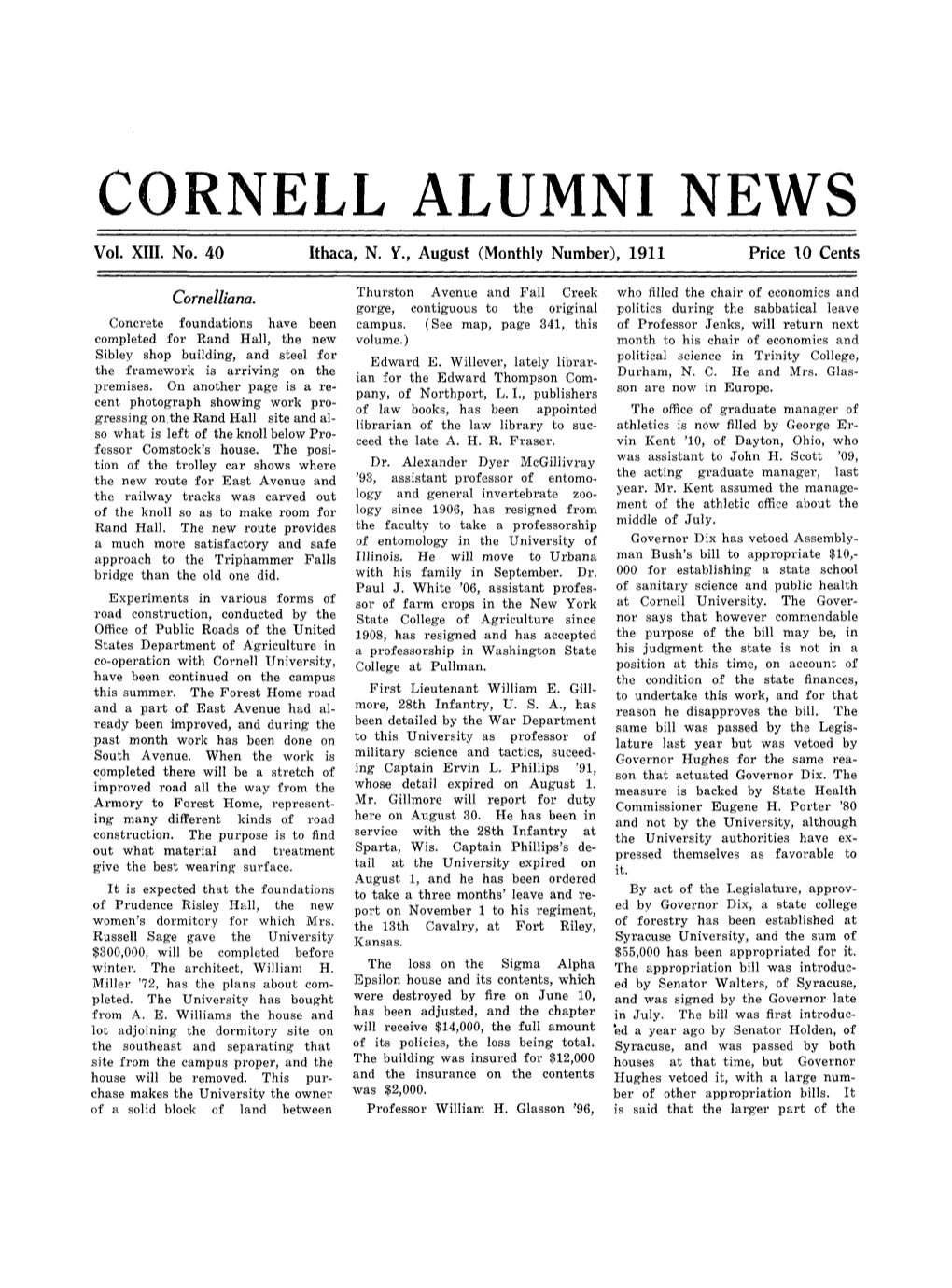 Cornell Alumni News