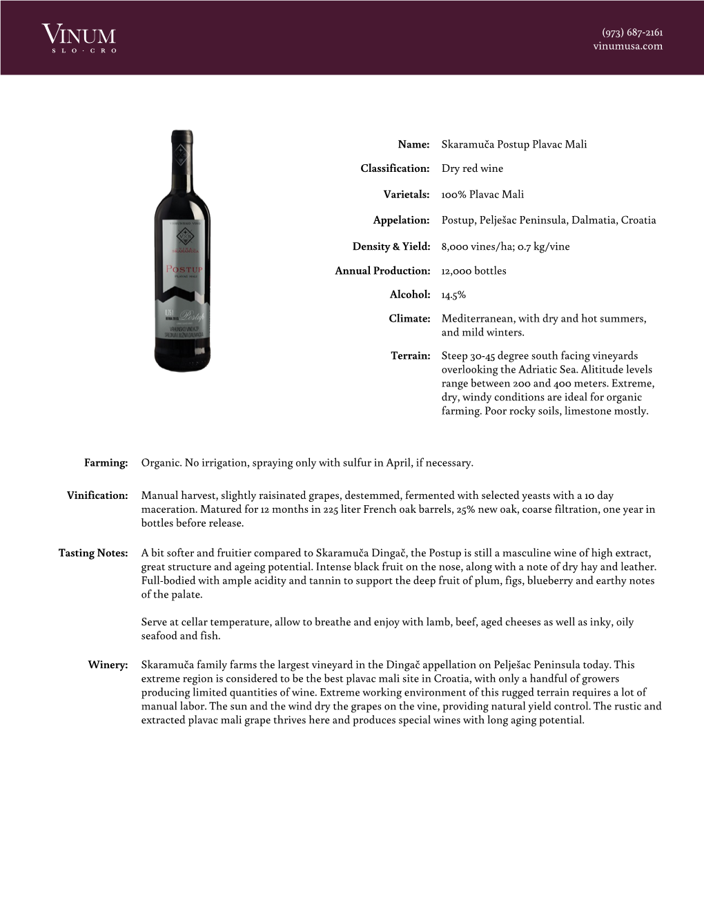 Tasting Notes: Winery