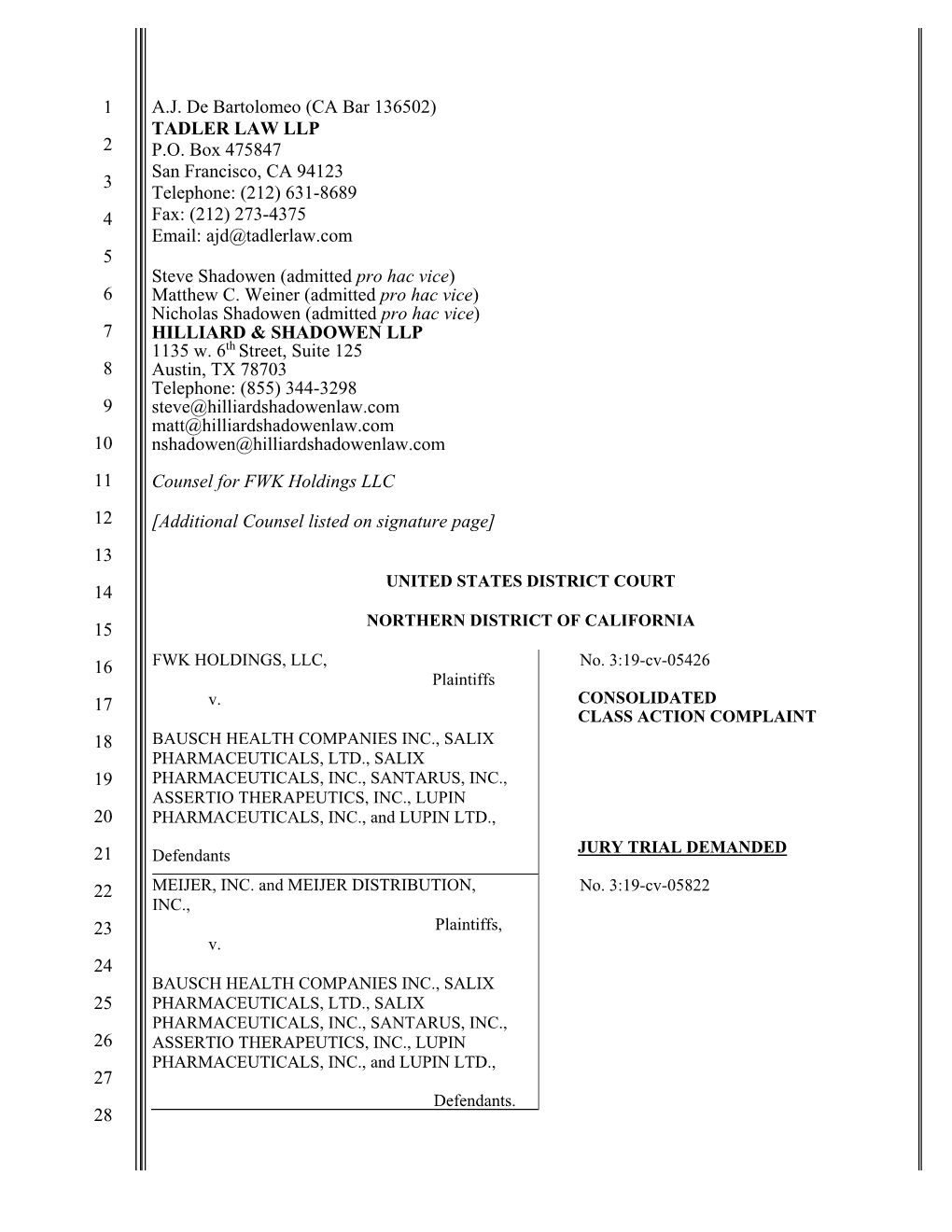 Case 3:19-Cv-06138-WHA Document 44 Filed 11/25/19 Page 1 of 67
