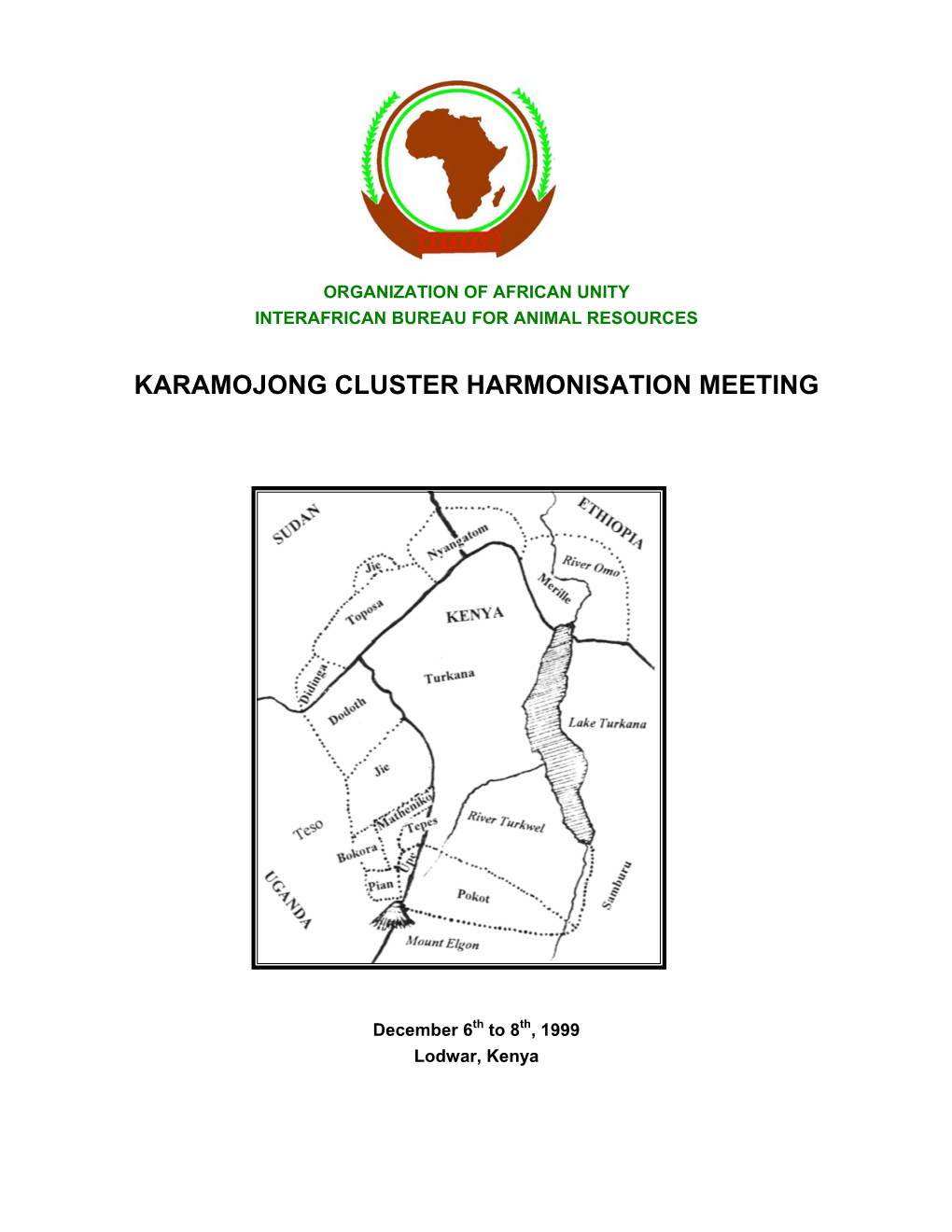 Karamojong Cluster Harmonisation Meeting