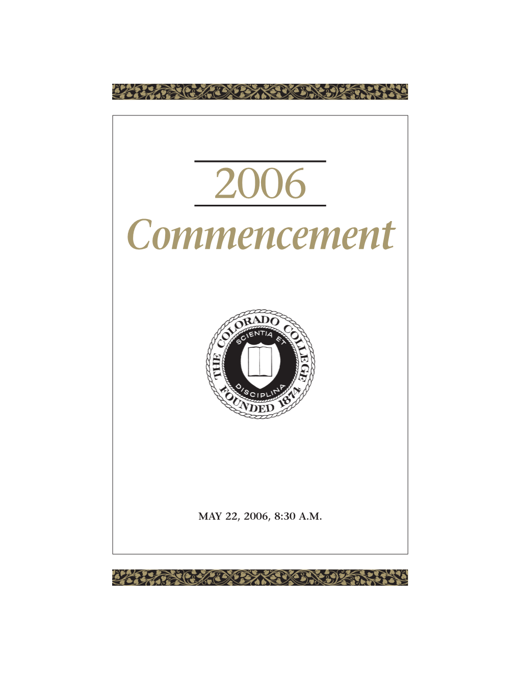 2006 Commencement