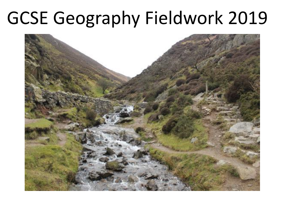 GCSE Geography Fieldwork 2017