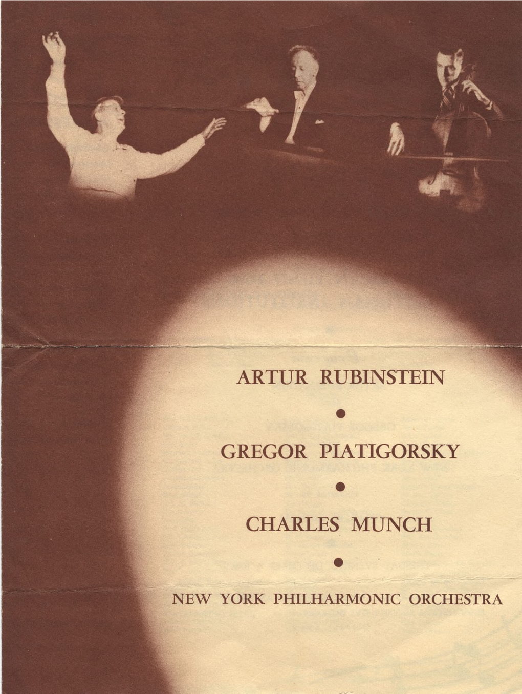Gregor Piatigorsky Charles Munch