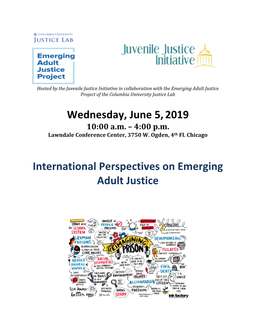 Emerging Adult Justice Forum: International Perspectives and Opportunities for Reform in Illinois