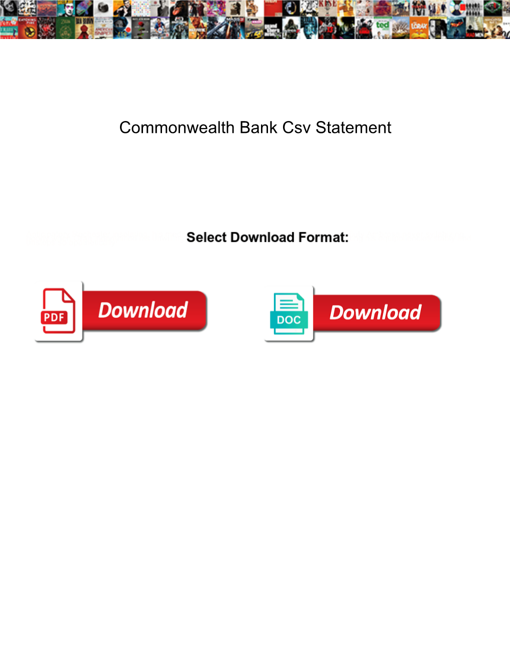 Commonwealth Bank Csv Statement