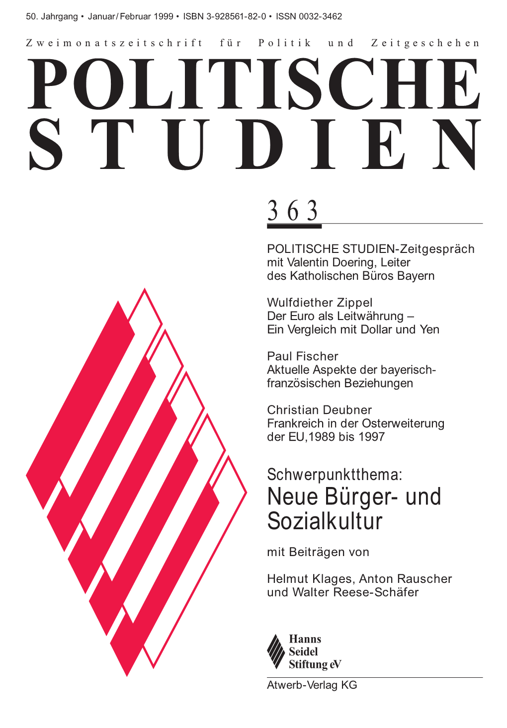 Politische Studien Nr. 363 Neue Bürger