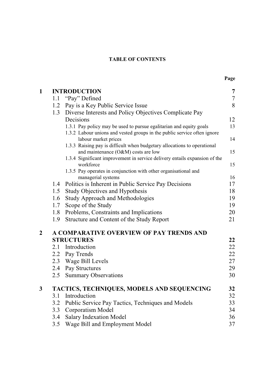 1 INTRODUCTION 7 1.1 “Pay”