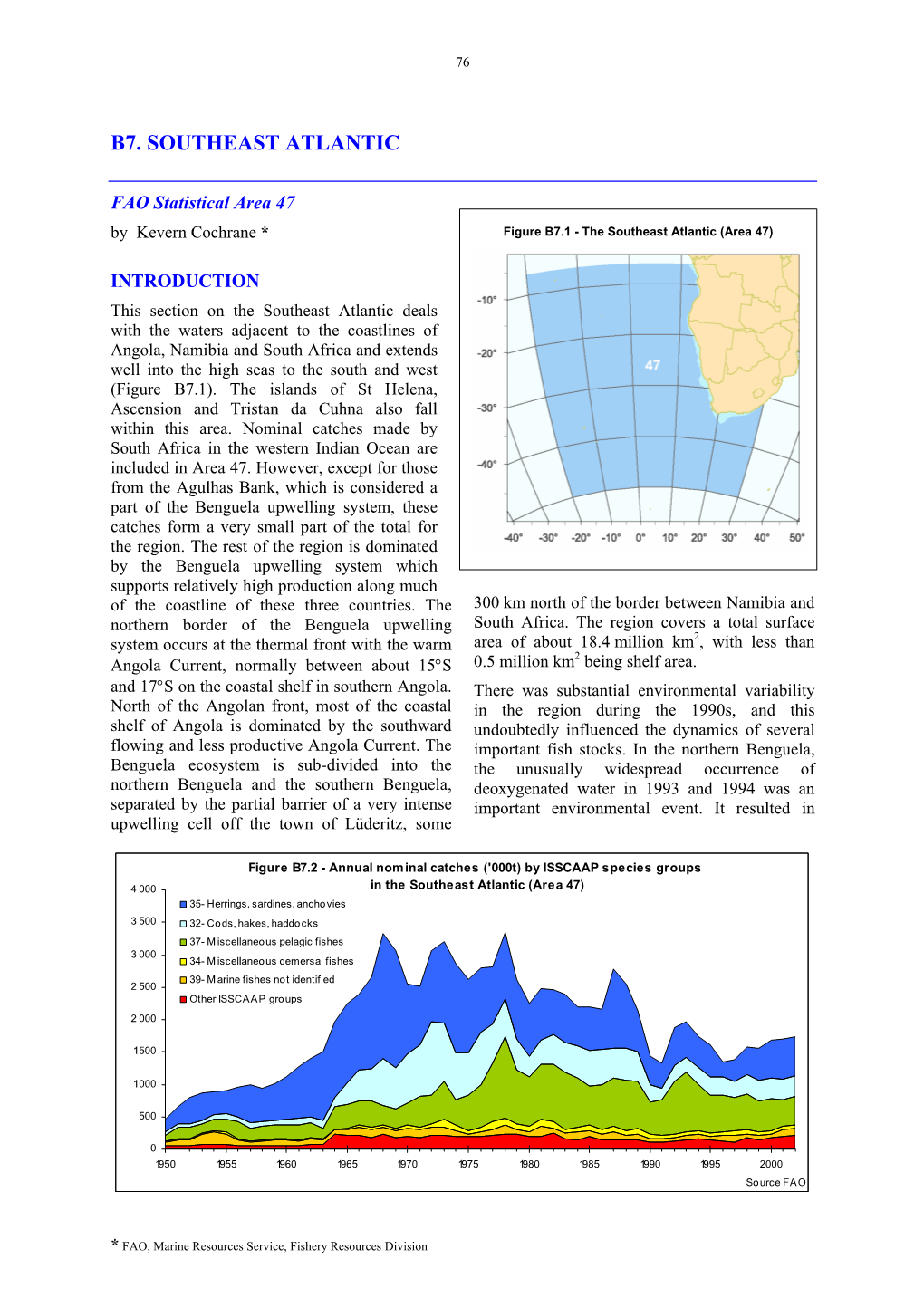 B7. Southeast Atlantic, FAO Statistical Area 47