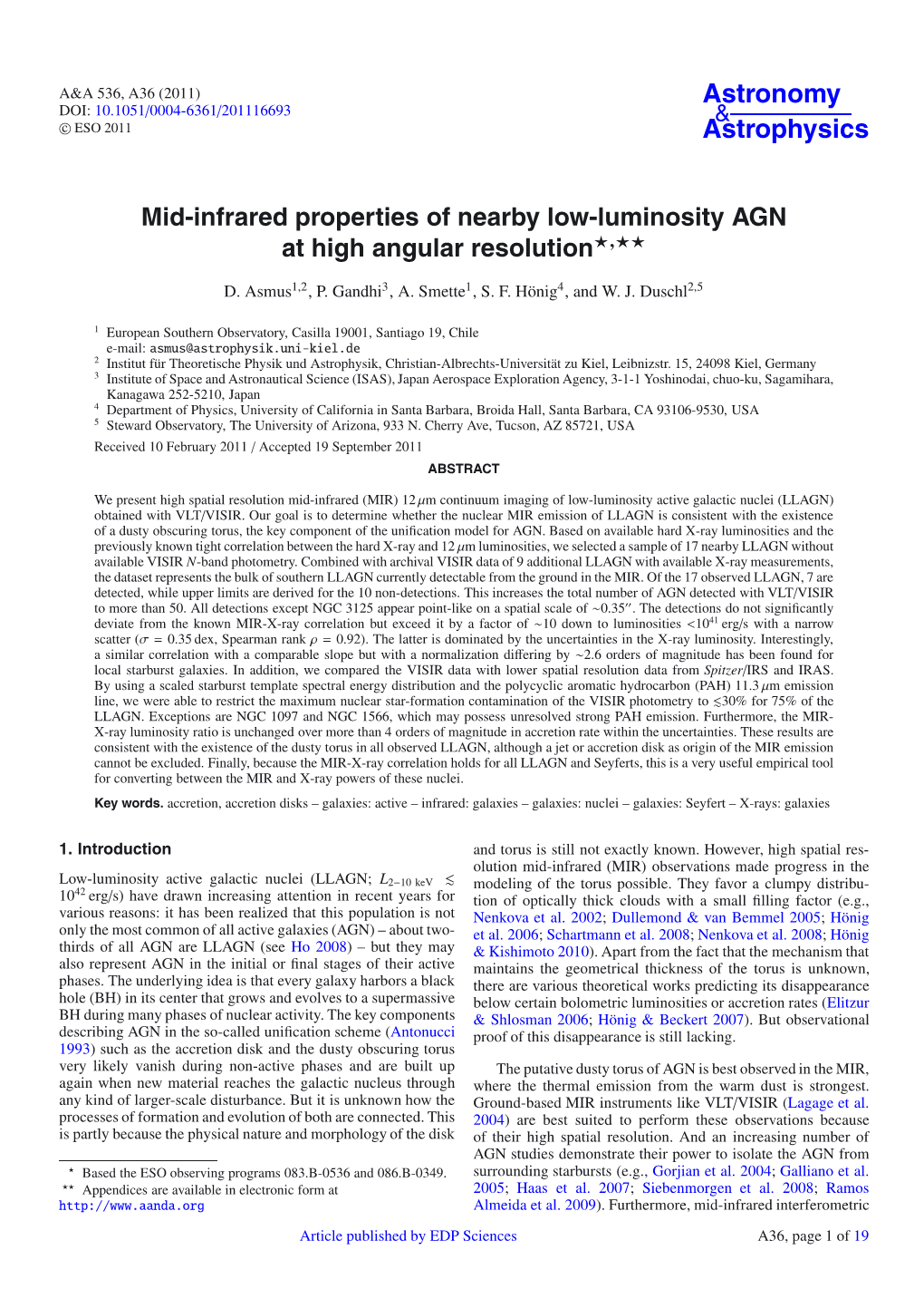 Mid-Infrared Properties of Nearby Low-Luminosity AGN at High Angular Resolution�,