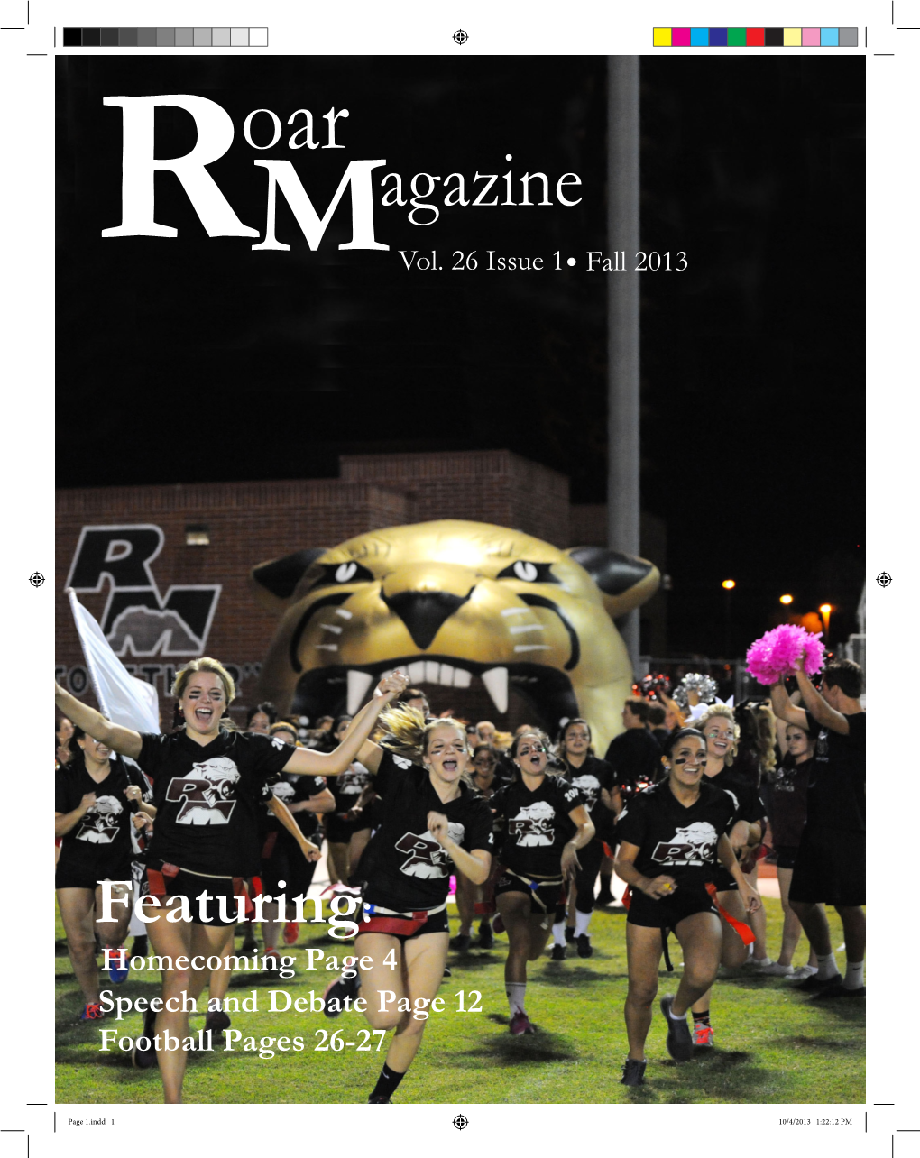 THE ROAR Vol. 26 Issue 1