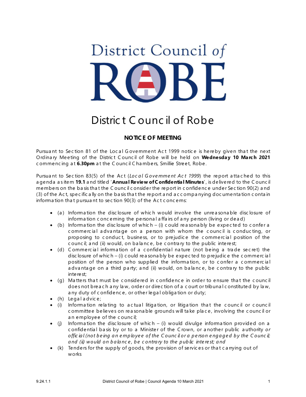 District Council of Robe