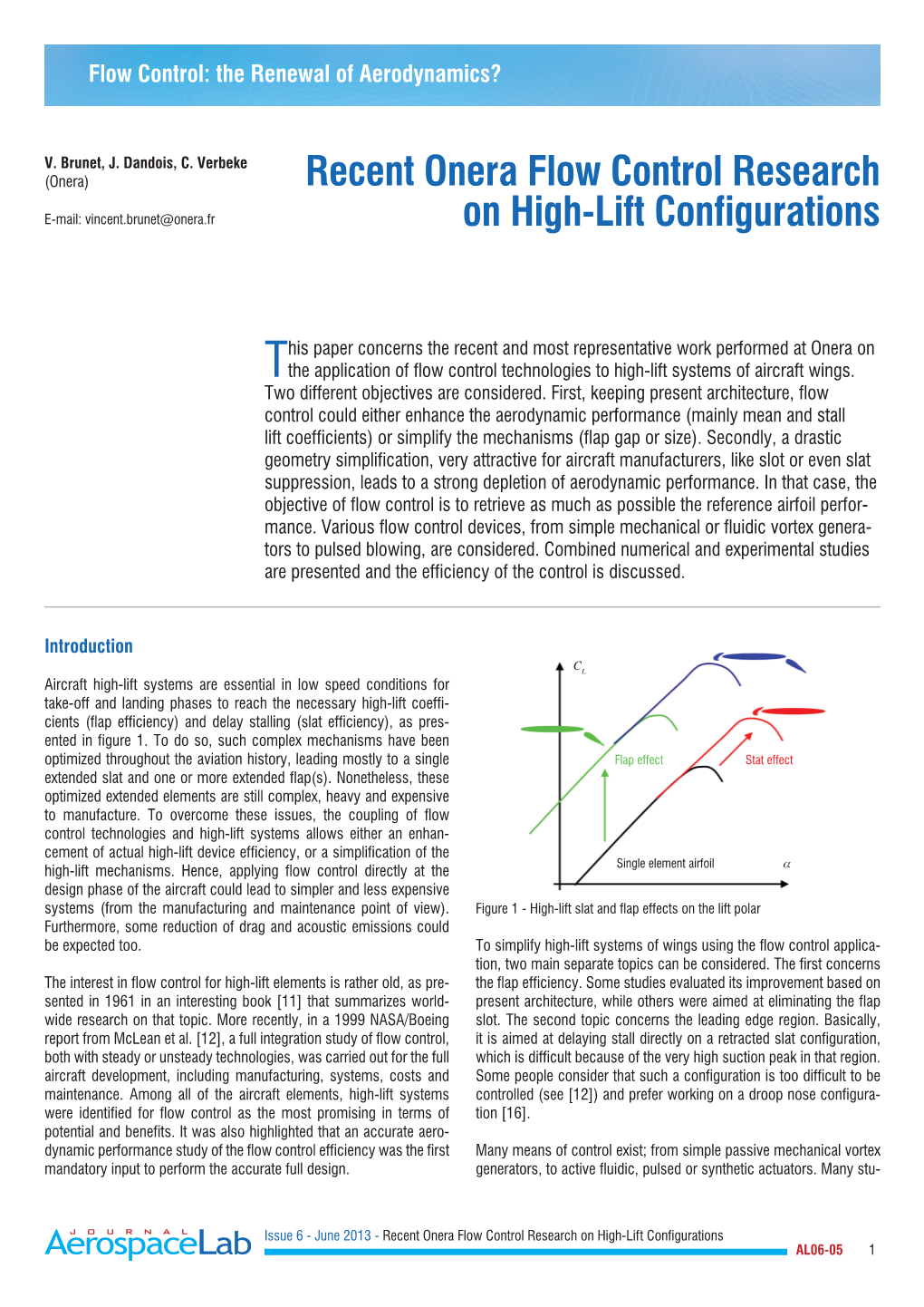 Recent Onera Flow Control Research on High-Lift Configurations