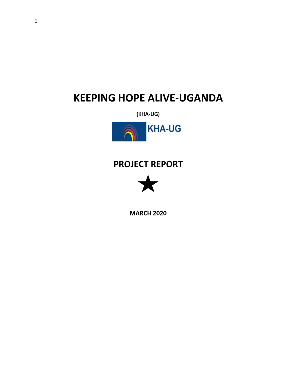 Keeping Hope Alive-Uganda