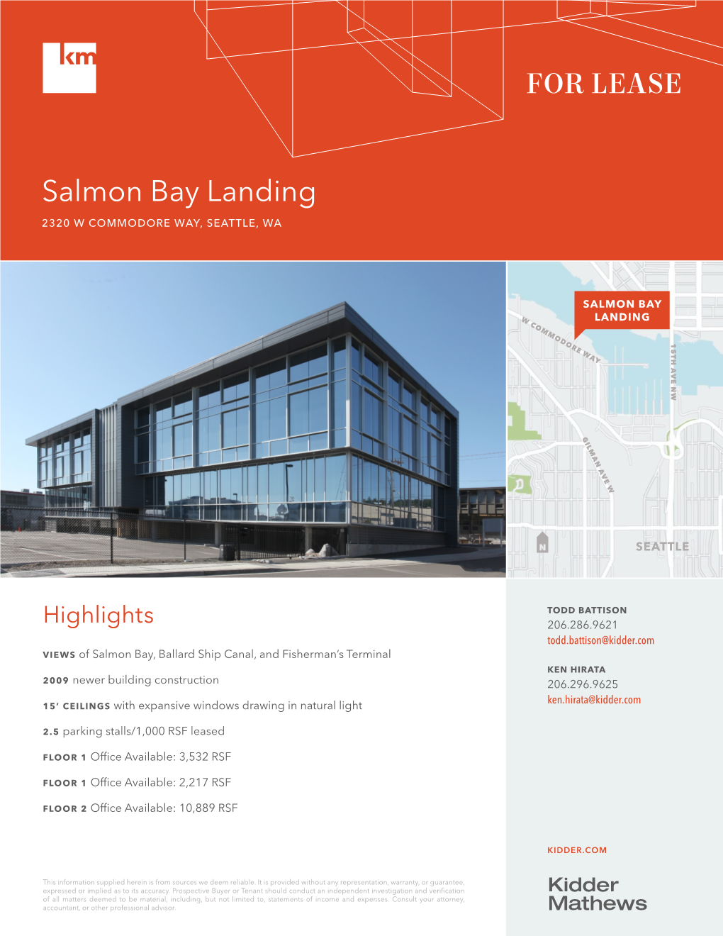 Salmon Bay Landing 2320 W COMMODORE WAY, SEATTLE, WA