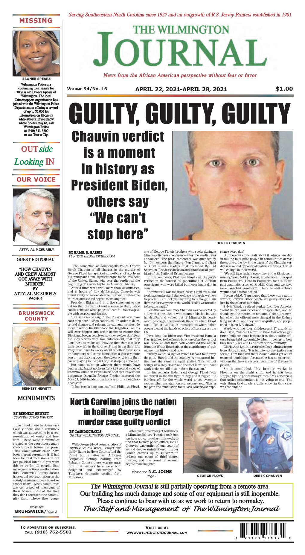 Chauvin Verdict Is a Moment in History As President